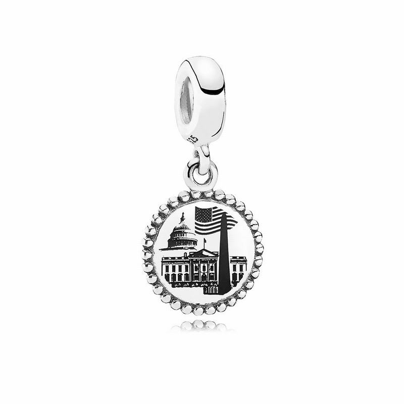 Pandora Washington D.C. Dangle Charm - Sterling Silver - Canada | WI9811YW